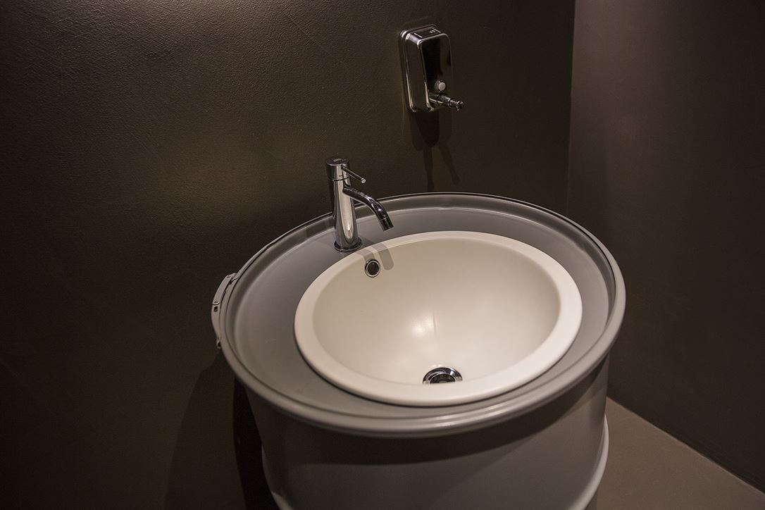 Bidone Sink basin, bathroom accessories