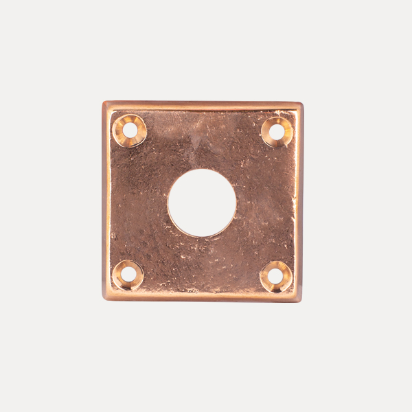 rosetta quadrata serie bronzo per maniglie